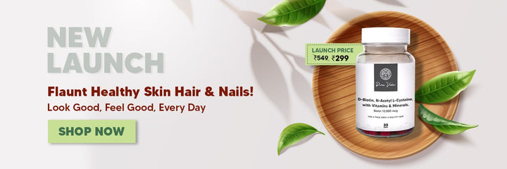 Pura Vida Biotin Tablets - New Launch Banner for Desktop