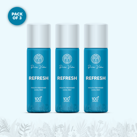 Pura Vida ReFresh Best Mouth Freshener Spray for Bad Breath My Pura